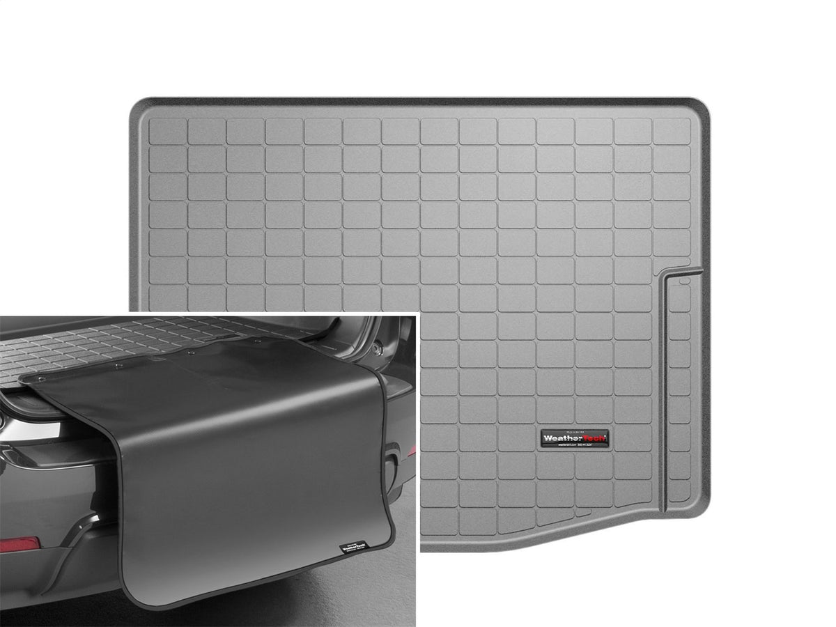 Weathertech - Cargo Liner w/Bumper Protector - Gray Behind 2nd Row Seating 12-18 Ford Focus - 42519SK