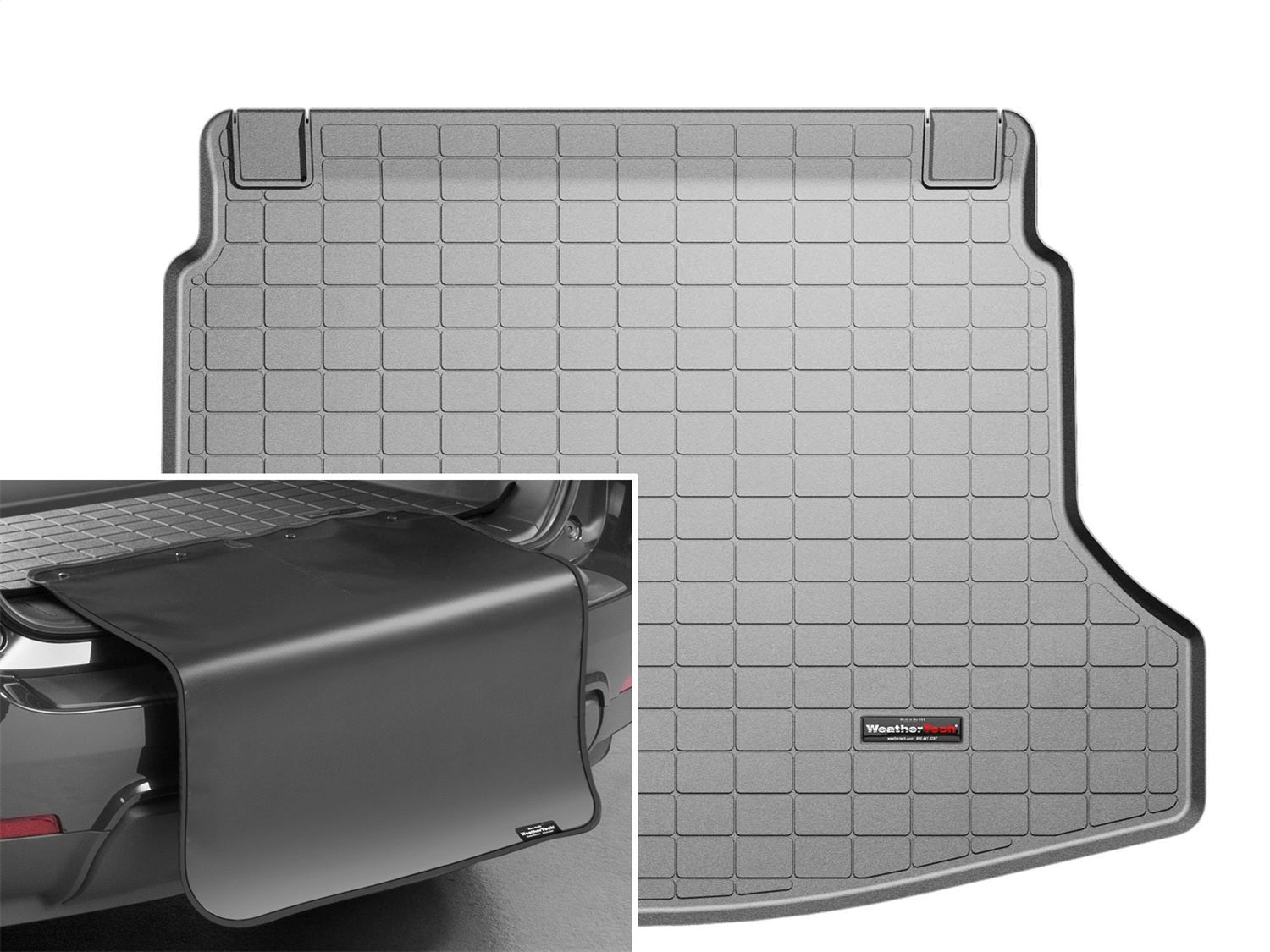 Weathertech - Cargo Liner w/Bumper Protector - Gray Behind 2nd Row Seating 12-16 Honda CR-V - 42524SK
