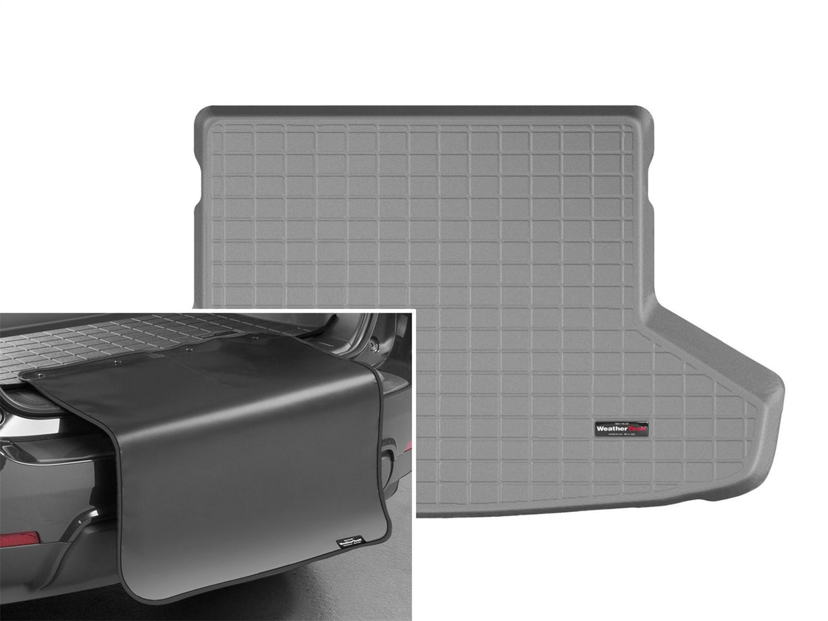 Weathertech - Cargo Liner w/Bumper Protector - Gray 12-17 Toyota Prius - 42537SK