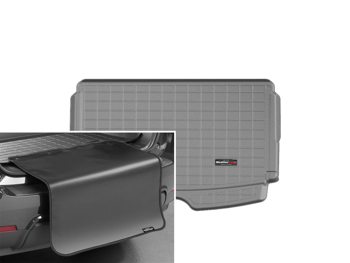 Weathertech - Cargo Liner w/Bumper Protector - Gray Behind 2nd Row Seating 11-16 Mini Cooper-Countryman - 42539SK