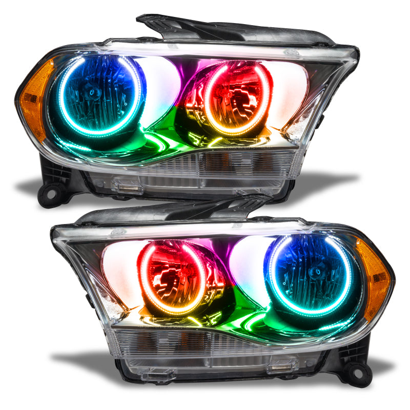 Oracle 11-13 Dodge Durango SMD HL Halogen - Chrome - ColorSHIFT w/o Controller SEE WARRANTY - 7101-334