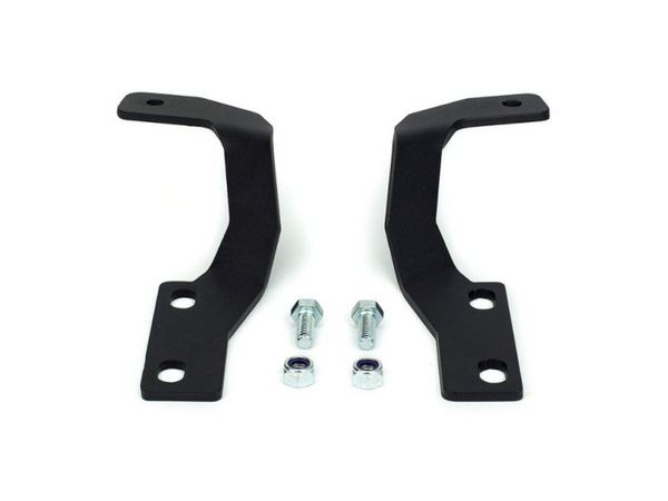 Cali Raised 2010-2021 Lexus Gx 460 Low Profile Led Ditch Light Mounting Brackets - CR2345 - front view