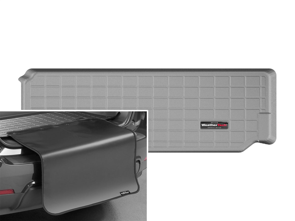 Weathertech - Cargo Liner w/Bumper Protector - Gray Behind 3rd Row Seating 07-18 BMW X5 - 42667SK
