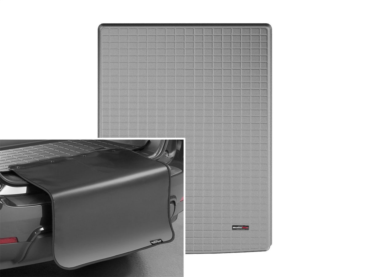 Weathertech - Cargo Liner w/Bumper Protector - Gray Behind 2nd Row Seating for Escalade / Suburban / Suburban-3500-HD / 