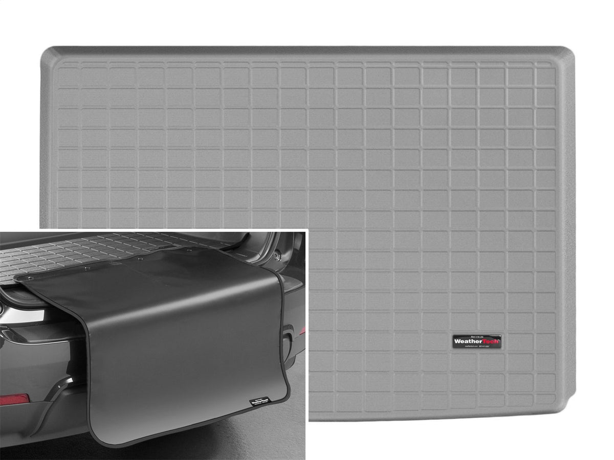 Weathertech - Cargo Liner w/Bumper Protector - Gray Behind 3rd Row Seating - 42678SK