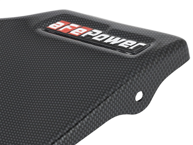 aFe MagnumFORCE Stage-2 Intake System Carbon Fiber Cover 15-17 MINI Cooper S (F55/F56) L4-2.0L (t) - 54-12868-C
