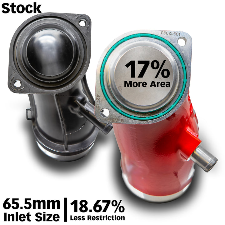 Banks Power 17-24 Chevrolet/GMC 2500/3500 6.6L Duramax L5P Monster-Ram Turbo Inlet Elbow - Natural - 42792-N
