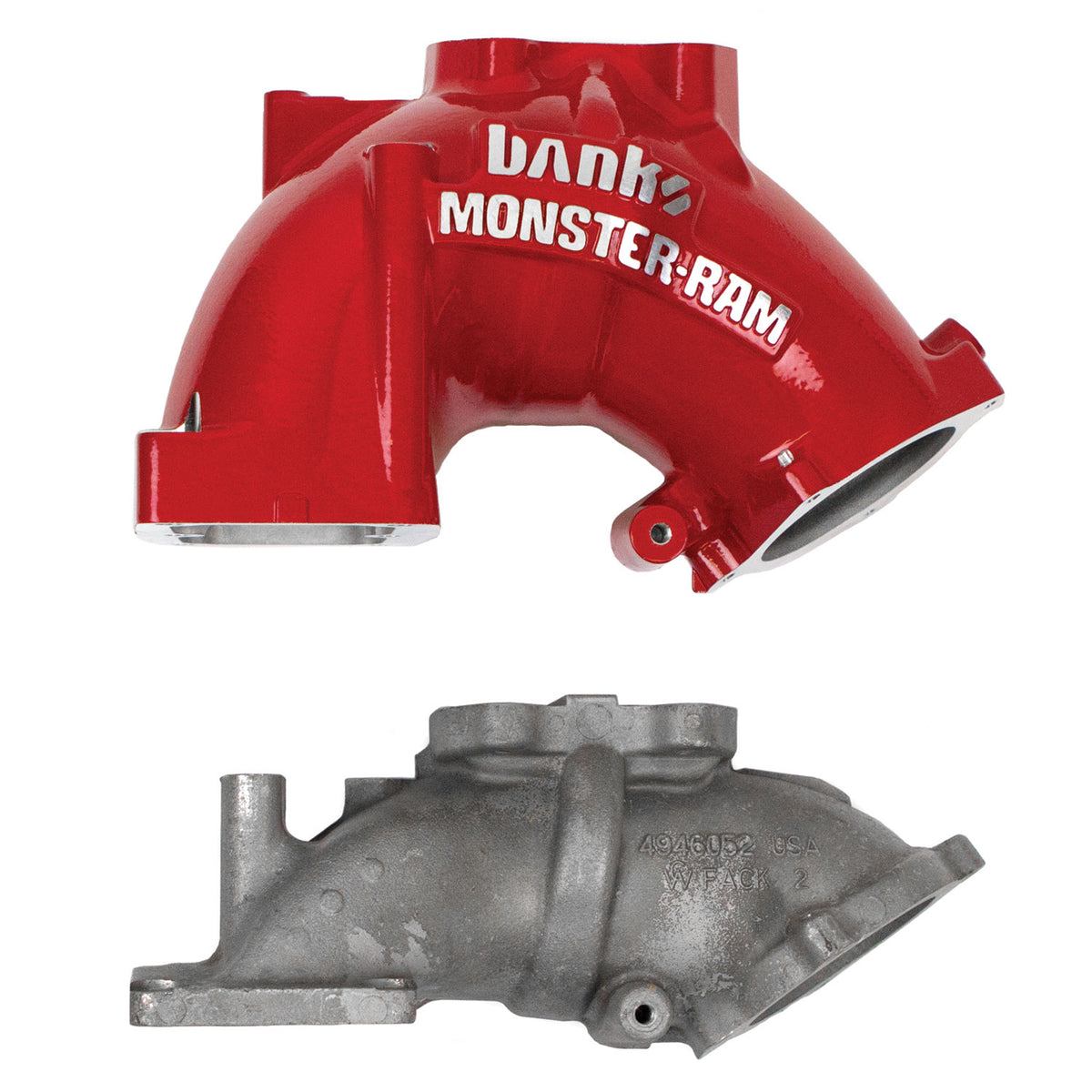 Banks Power 13-18 Ram 6.7L Diesel Monster-Ram Intake System Gen-2 w/Fuel Line - Red w/Heater System - 42798-PC