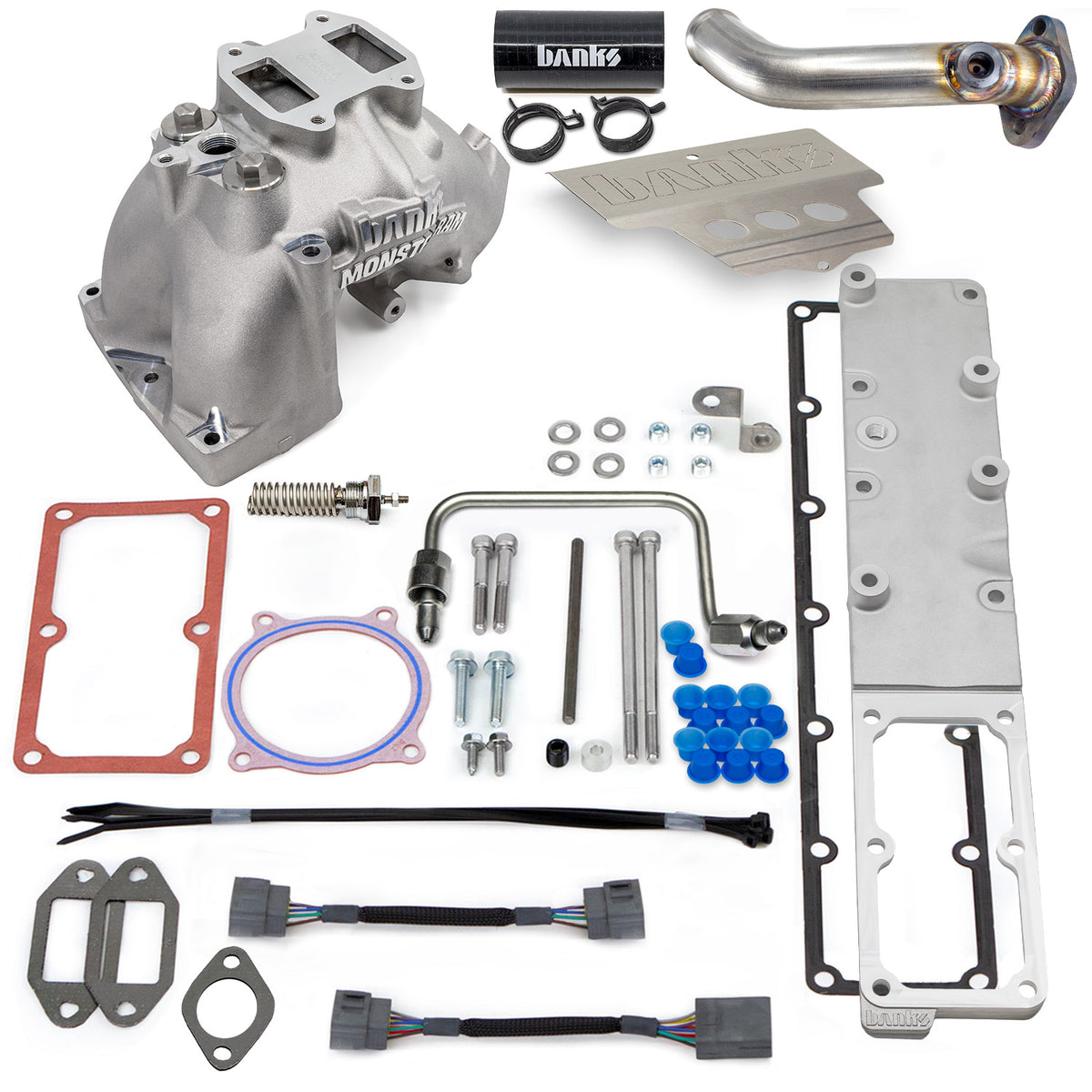 Banks Power 13-18 Ram 3500/4500/5500 6.7L Diesel Monster-Ram Intake System w/Fuel Line - Natural - 42804-N