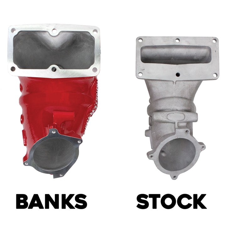 Banks Power 13-18 Dodge RAM 6.7L Monster-Ram Intake System W/Fuel Line-Chassis Cab Red - 42804-R