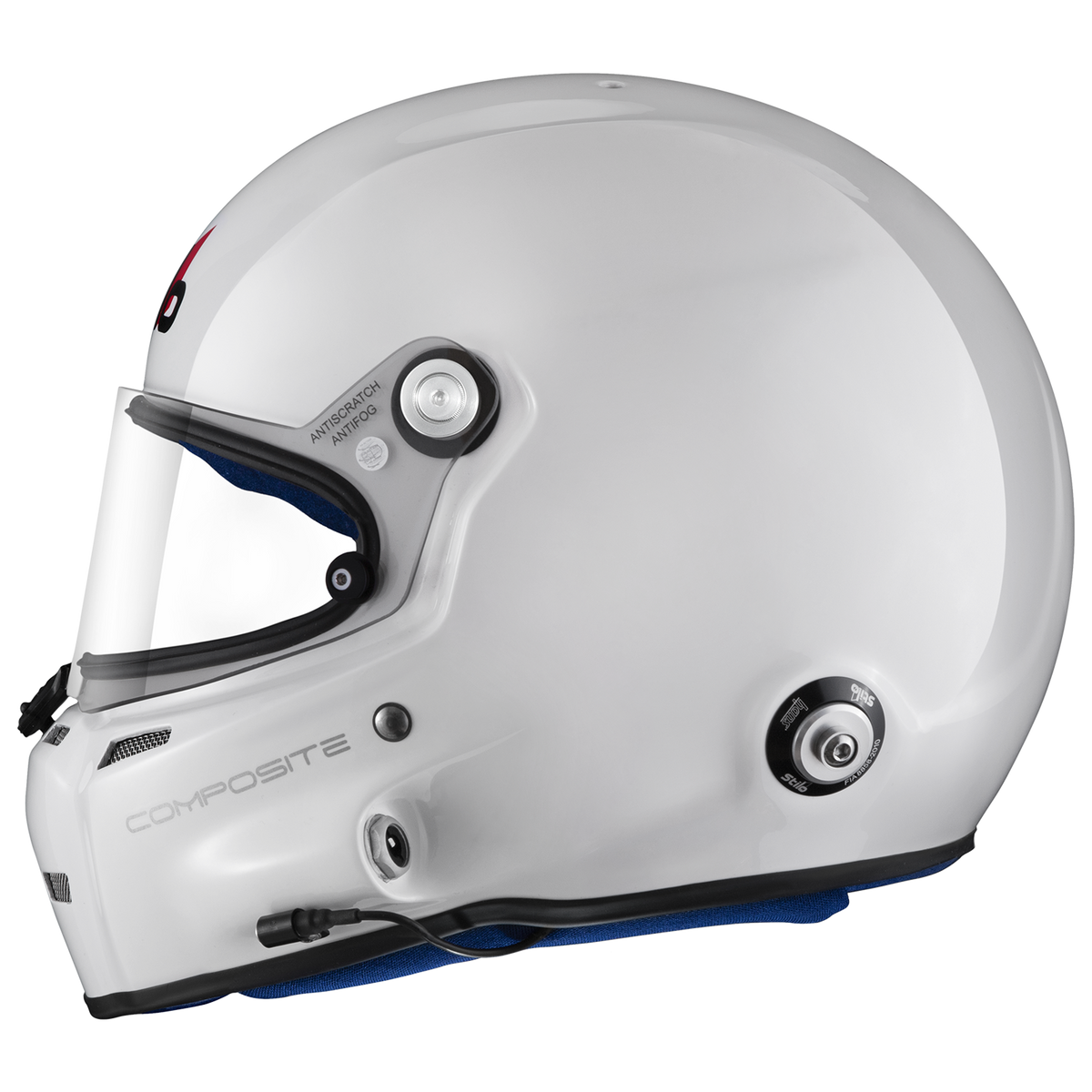 Stilo - SA2020 ST5 GT Composite Racing Helmet - White/Blue