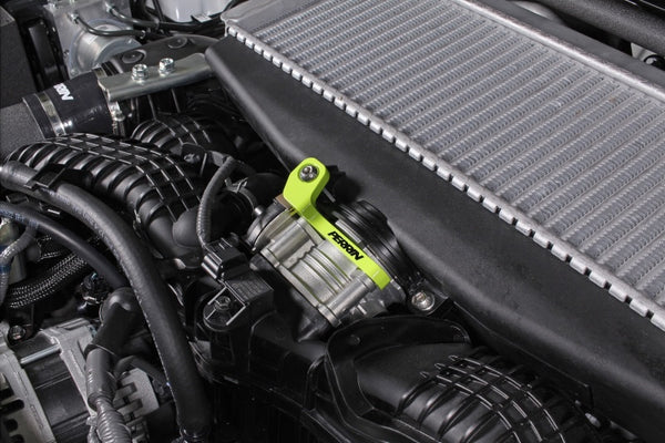 Perrin 2022+ Subaru WRX/19-23 Ascent/Legacy/Outback Top Mount Intercooler Bracket - Neon Yellow - PSP-ITR-331NY by Perrin Per