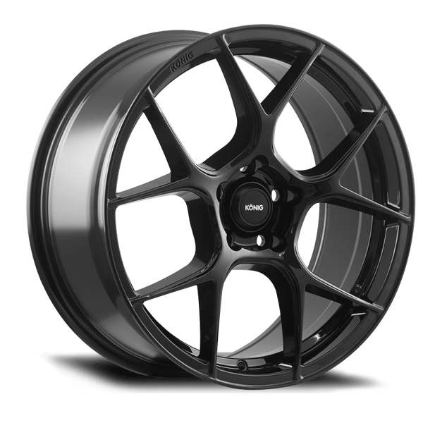 Konig Diverge 19X8.5 5X108 ET43 Gloss Black - DG89508435 by Konig