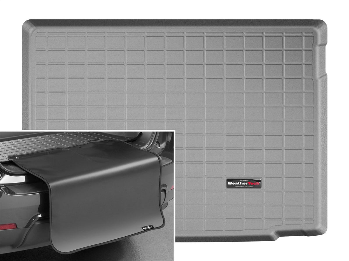 Weathertech - Cargo Liner w/Bumper Protector - Gray Behind 2nd Row Seating 17-19 Chevrolet Cruze - 42929SK