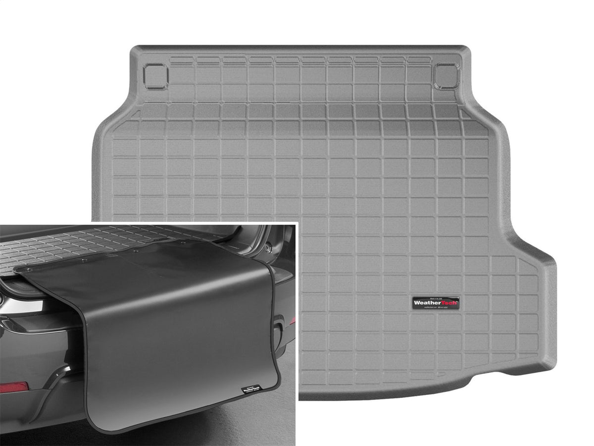 Weathertech - Cargo Liner w/Bumper Protector - Gray Behind 2nd Row Seating 17-21 Civic - 42947SK