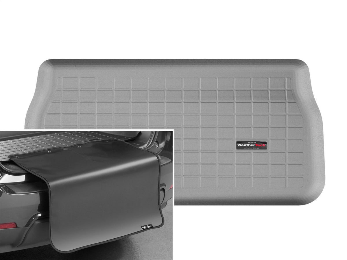 Weathertech - Cargo Liner w/Bumper Protector - Gray Behind 3rd Row Seating 17-26 Pacifica / 20-25 Voyager - 42950SK