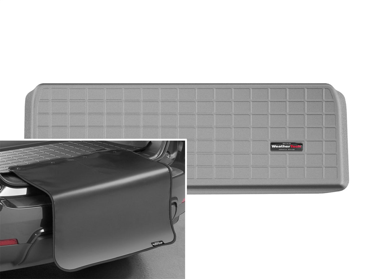 Weathertech - Cargo Liner w/Bumper Protector - Gray Behind 3rd Row Seating 15-21 Kia Sedona - 42957SK