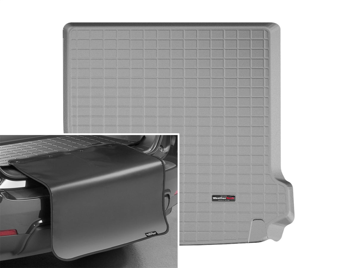 Weathertech - Cargo Liner w/Bumper Protector - Gray Behind 2nd Row Seating 17-24 Volvo V90 - 42969SK