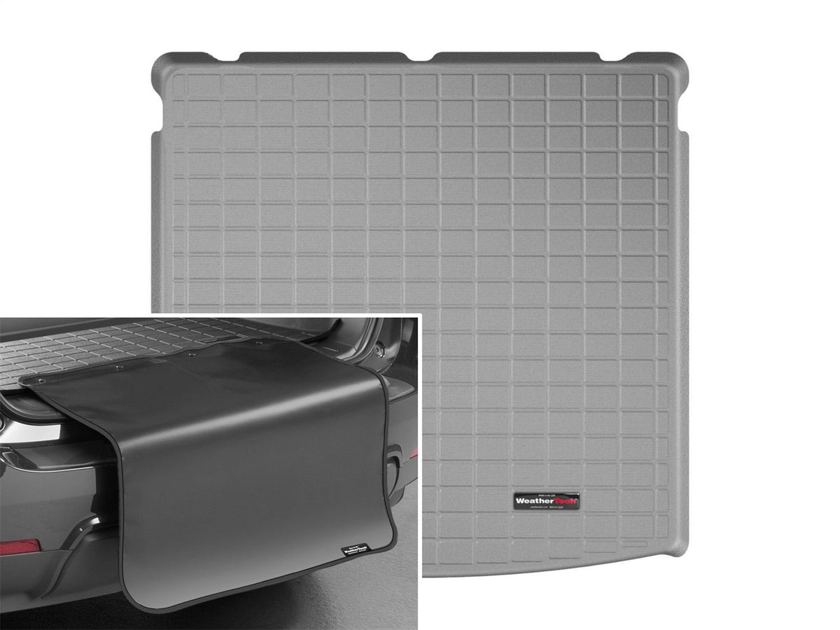 Weathertech - Cargo Liner w/Bumper Protector - Gray Behind 2nd Row Seating 18-24 Volkswagen Tiguan - 42975SK
