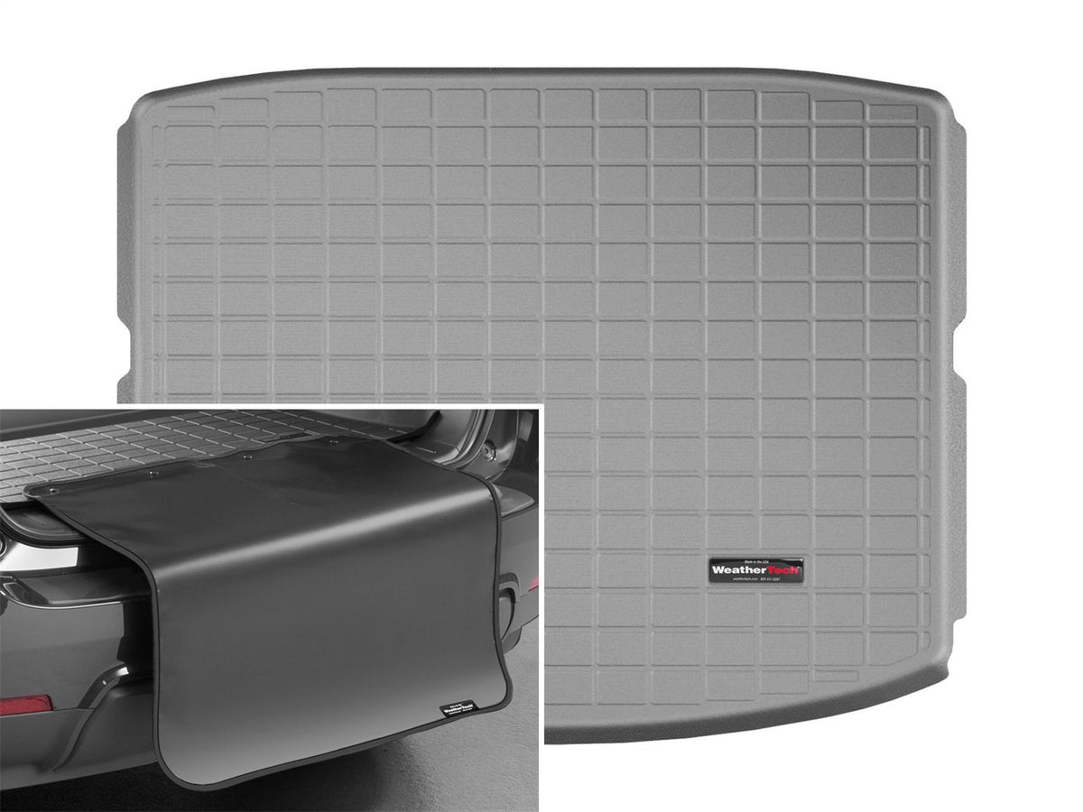 Weathertech - Cargo Liner w/Bumper Protector - Gray Cargo Tray In Lowest Position 17-22 CR V - 42992SK