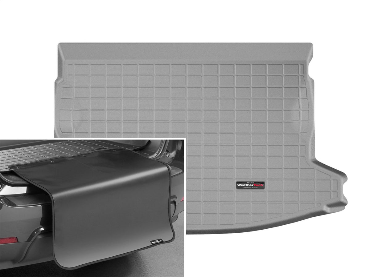 Weathertech - Cargo Liner w/Bumper Protector - Gray Behind 2nd Row Seating 18-23 Crosstrek / 17-23 Impreza - 42994SK