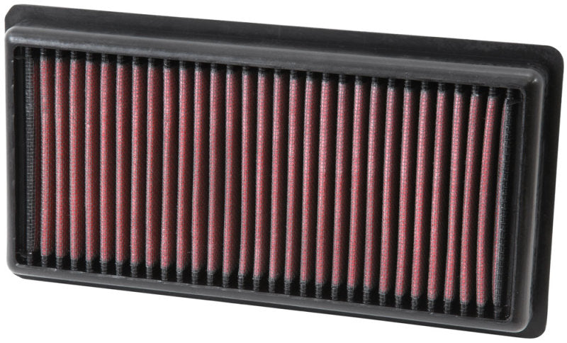 K&N 12-16 Peugeot 208 L3-1.0L Replacement Air Filter - 33-3006 by K&N Engineering - front view