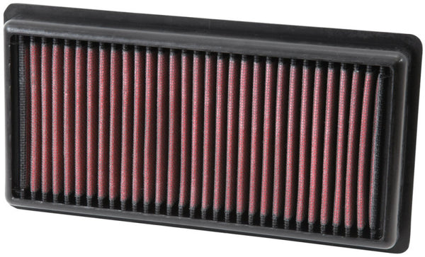 K&N 12-16 Peugeot 208 L3-1.0L Replacement Air Filter - 33-3006 by K&N Engineering - front view