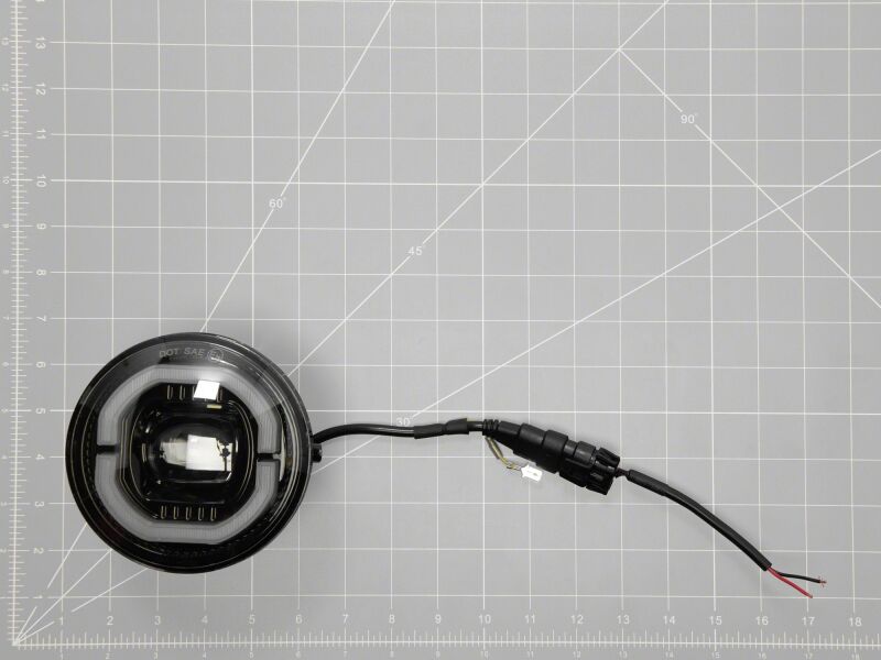 Raxiom 05-11 Toyota Tacoma LED Halo Fog Lights- White - TT74824 - front view