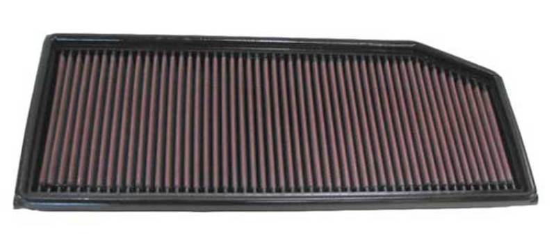 K&N Replacement Air Filter MERCEDES E220CDI / E270CDI (EUROPE ONLY) - 33-2158 for 1999-2002 Mercedes Benz E Class - front vie