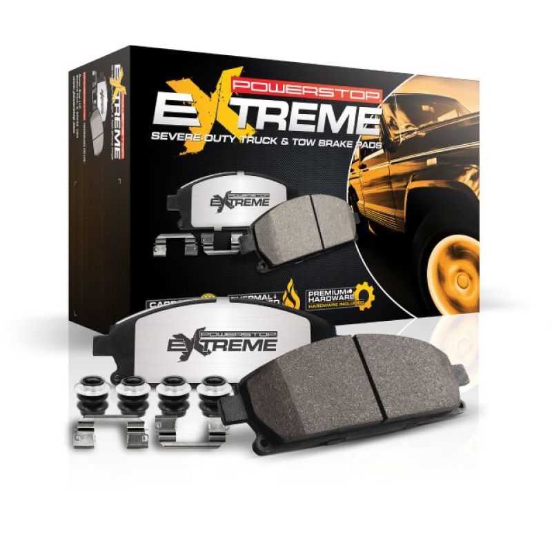 Power Stop 03-22 Toyota 4Runner Rear Z36 Truck &amp; Tow Brake Pads w/Hardware