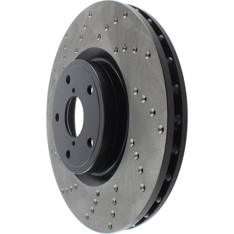 StopTech 05-17 Subaru WRX Cryo Drilled Sport Right Front Rotor - 128.47022CR