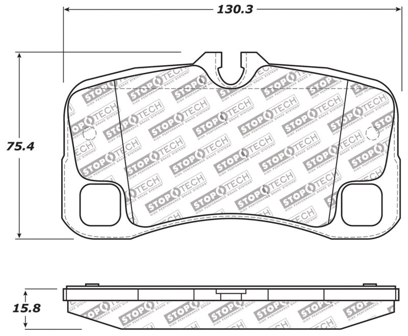 StopTech Performance Brake Pads - 309.13000