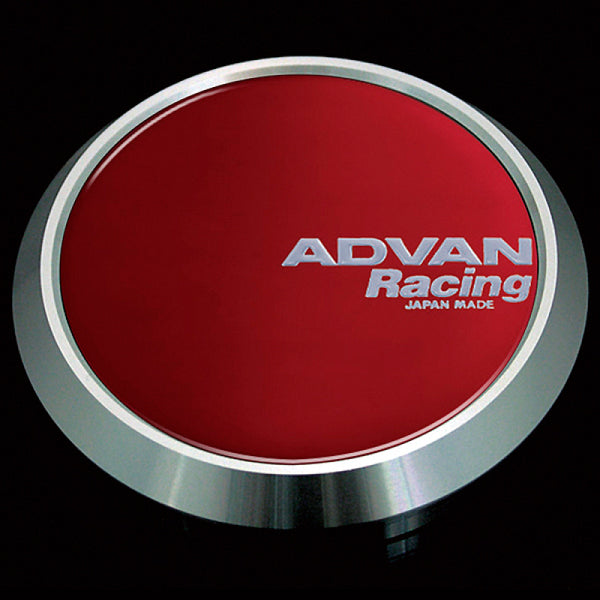 Advan 63mm Flat Centercap - Candy Red - V3496 by Advan