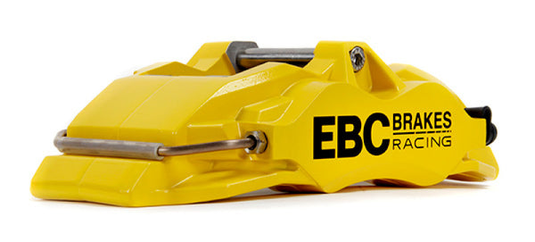 EBC Racing 14-19 BMW M3 F80/F82/F87 3.0T Yellow Apollo-6 Front Right Caliper - BC6104YEL-R for 2016-2021 BMW M2