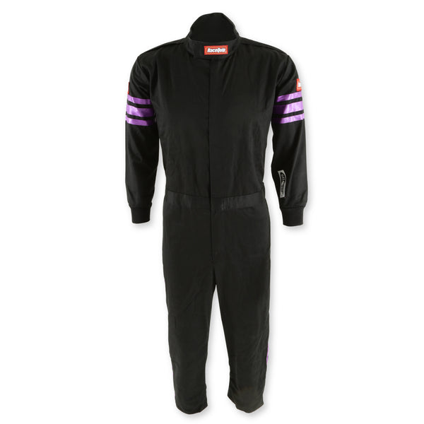 RaceQuip Purple Trim SFI-1 JR. Suit - KLarge