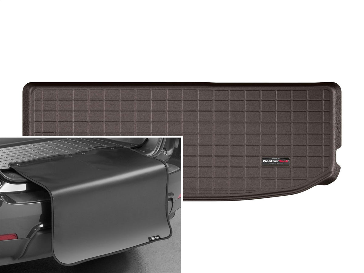Weathertech - Cargo Liner w/Bumper Protector - Cocoa Behind 3rd Row Seating 20-25 Palisade - 431313SK