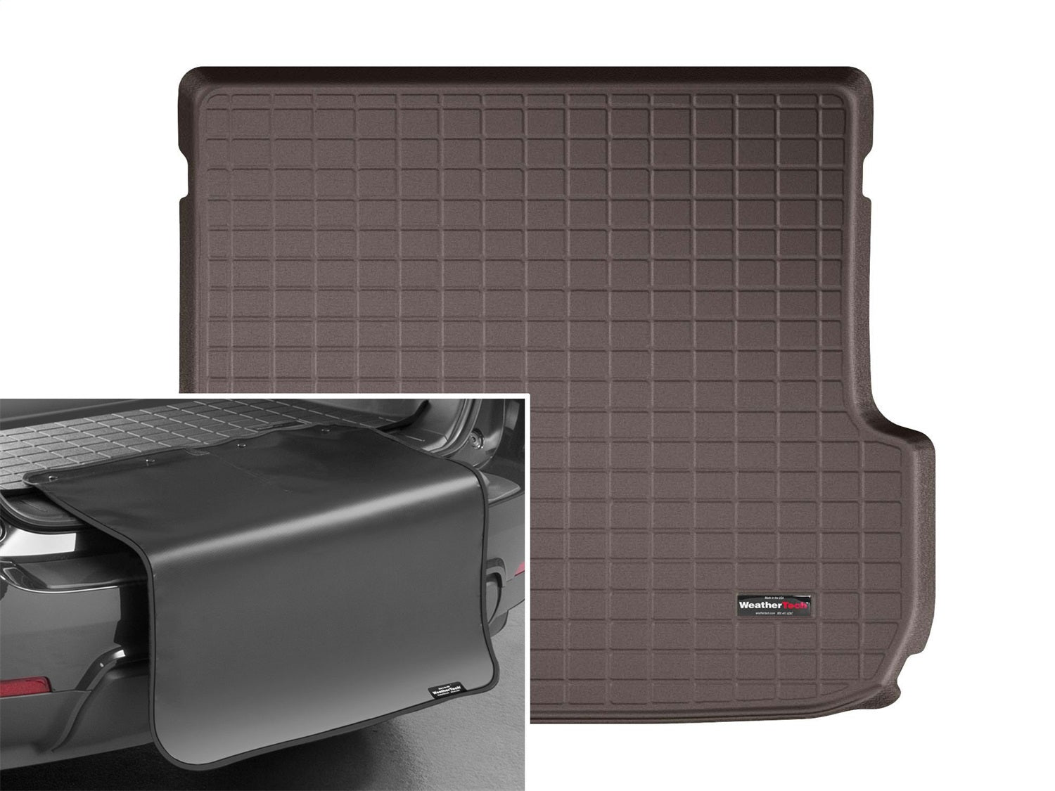 Weathertech - Cargo Liner w/Bumper Protector - Cocoa Behind 2nd Row Seating 20-25 Subaru Outback - 431320SK