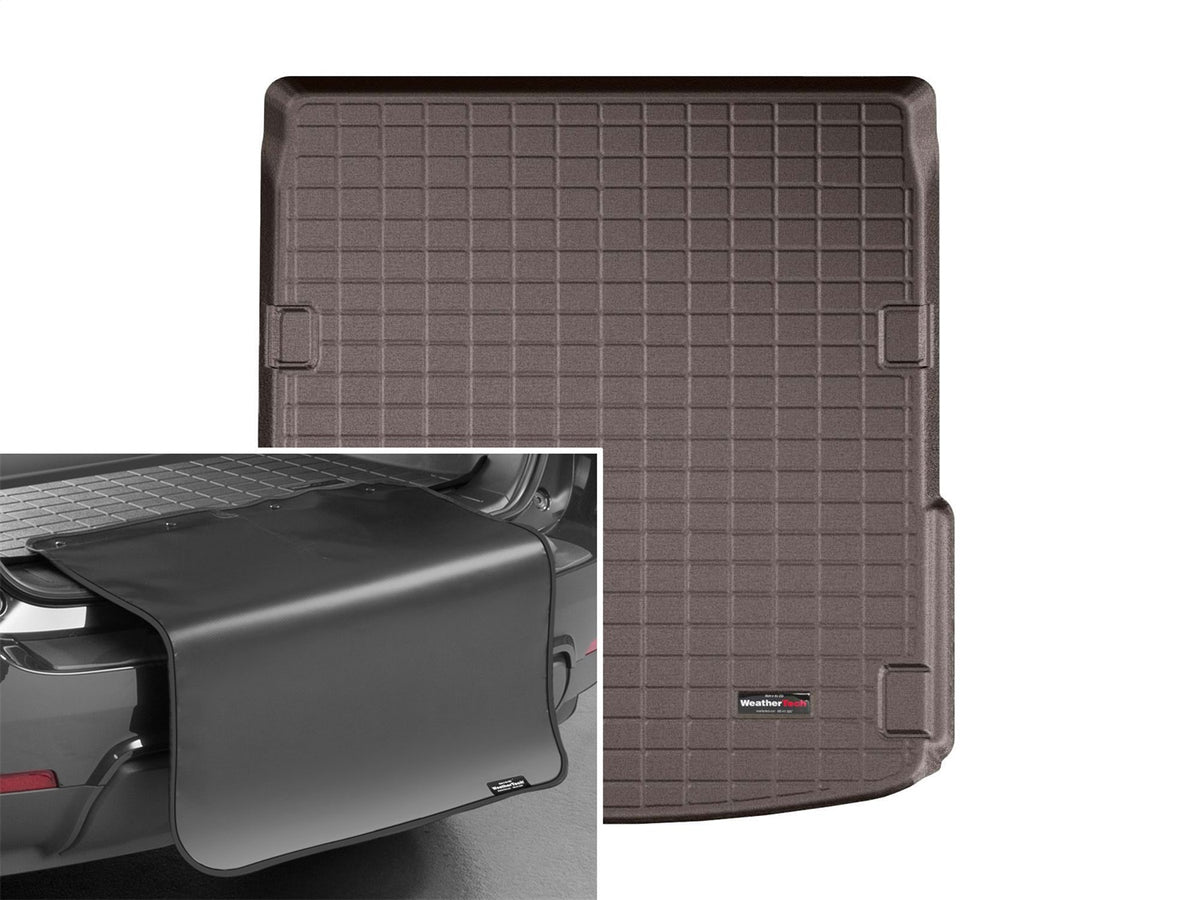 Weathertech - Cargo Liner w/Bumper Protector - Cocoa Behind 2nd Row Seating 20-26 A6 / 21-26 RS6 - 431357SK
