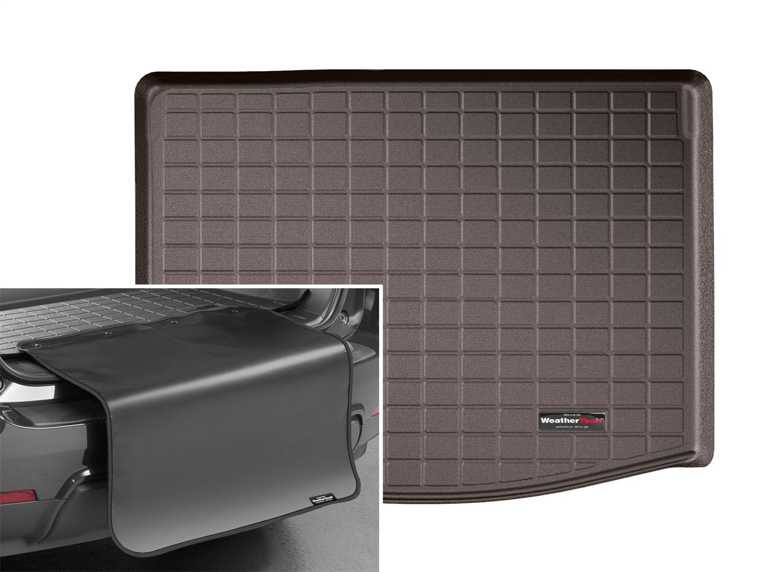 Weathertech - Cargo Liner w/Bumper Protector - Cocoa Behind 2nd Row Seating 20-26 Buick Encore-GX - 431359SK