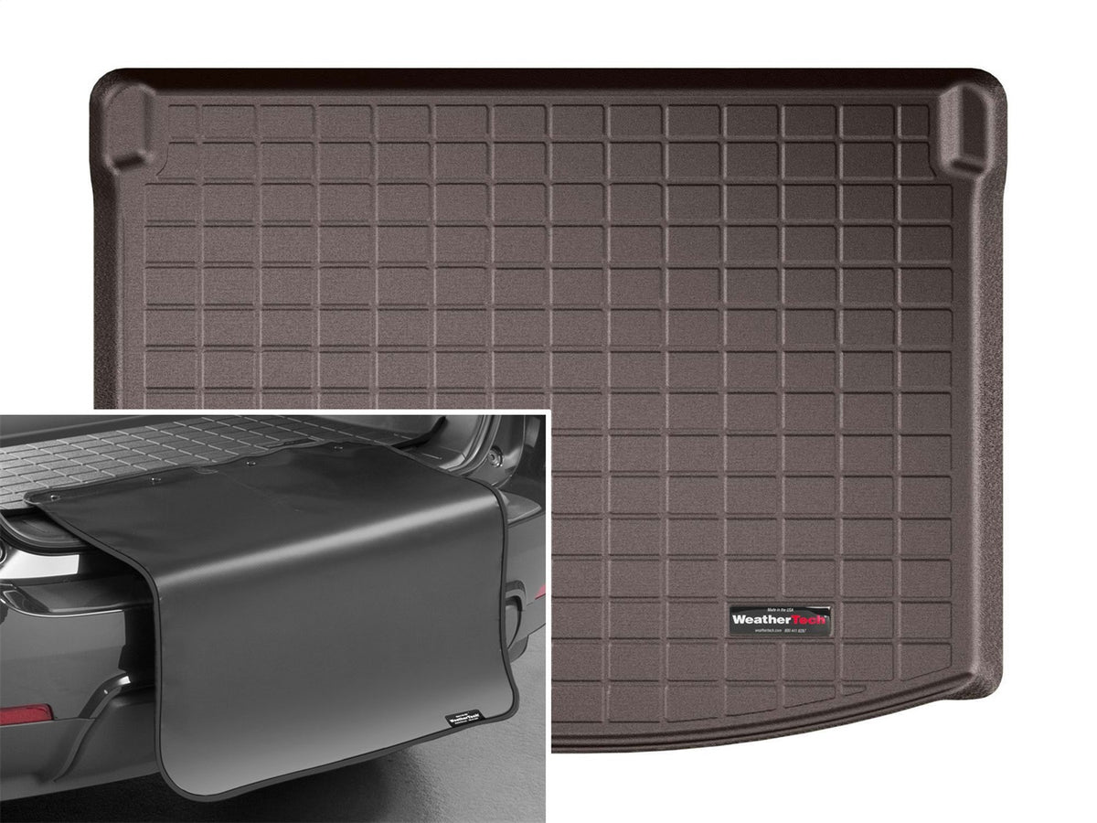 Weathertech - Cargo Liner w/Bumper Protector - Cocoa Behind 2nd Row Seating 21-26 Chevrolet Trailblazer - 431369SK