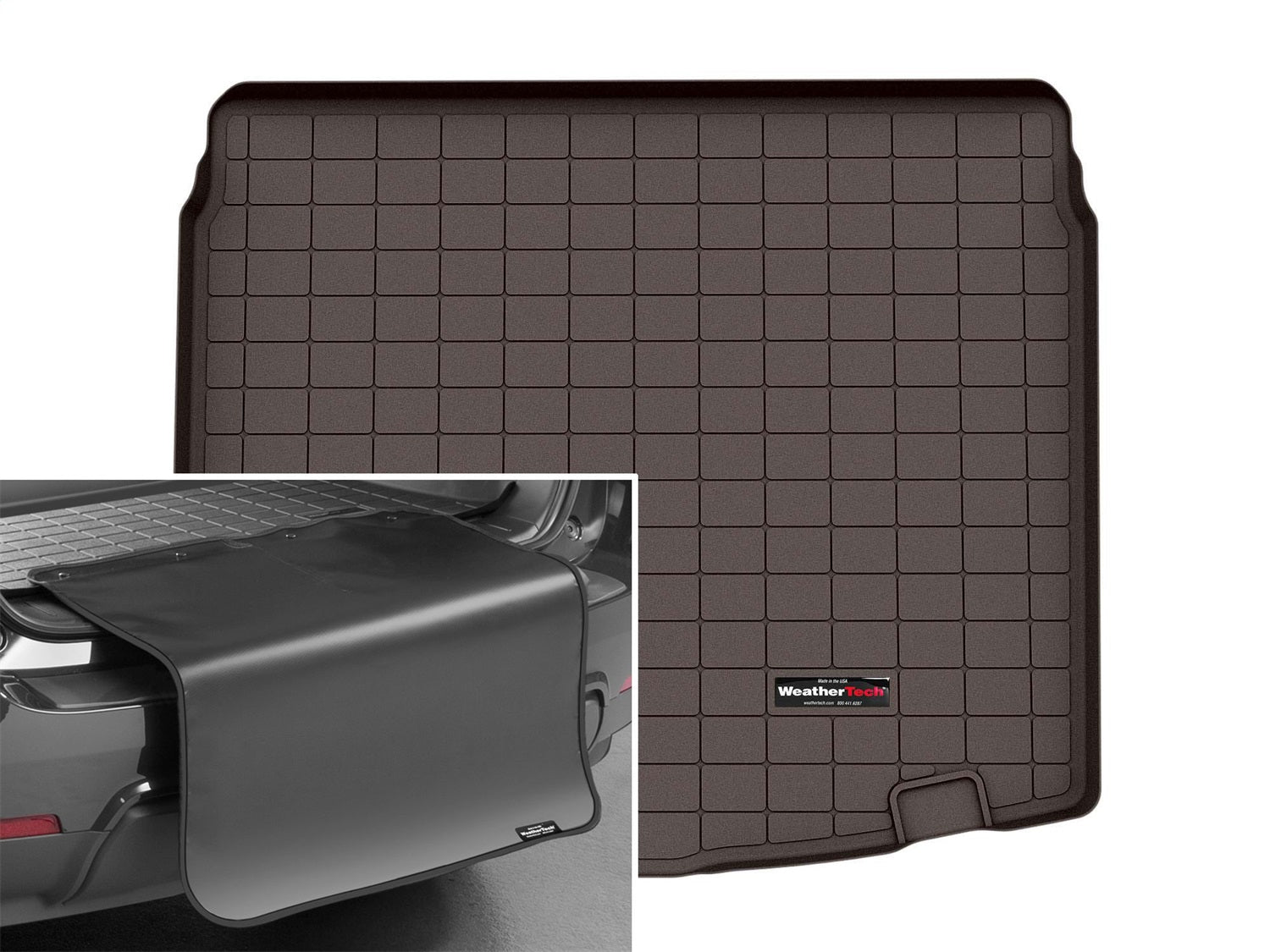 Weathertech - Cargo Liner w/Bumper Protector - Cocoa Behind 2nd Row Seating 22-26 Toyota Corolla - 431496SK