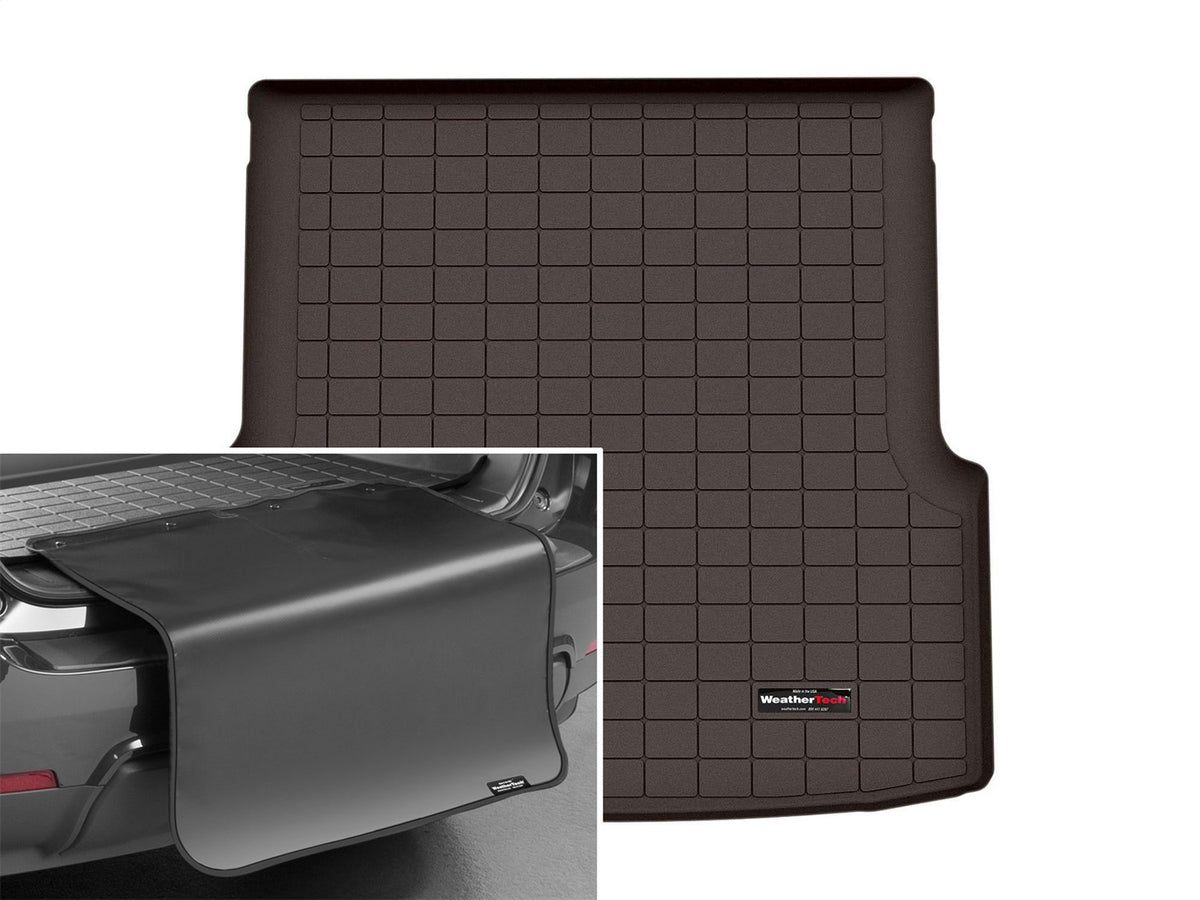 Weathertech - Cargo Liner w/Bumper Protector - Cocoa Behind 2nd Row Seating 22-25 BMW i4 - 431537SK