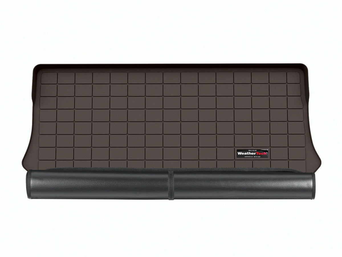 Weathertech - Cargo Liner w/Bumper Protector - Cocoa Behind 3rd Row Seating 23-26 Mercedes Benz EQS - 431561SK