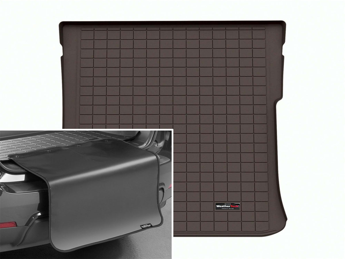 Weathertech - Cargo Liner w/Bumper Protector - Cocoa Behind 2nd Row Seating 23-25 Mercedes Benz EQS - 431572SK