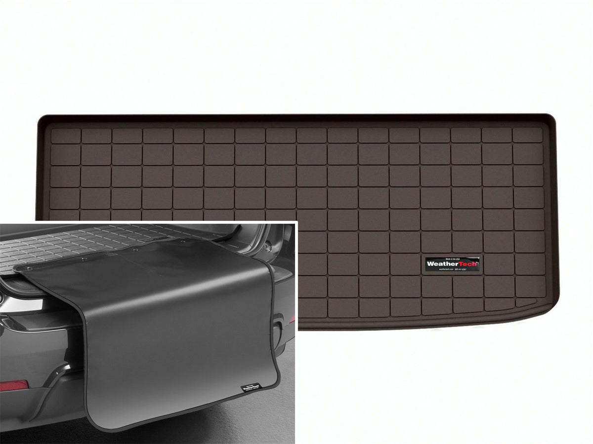 Weathertech - Cargo Liner w/Bumper Protector - Cocoa Behind 3rd Row Seating 23-25 Honda Pilot - 431680SK