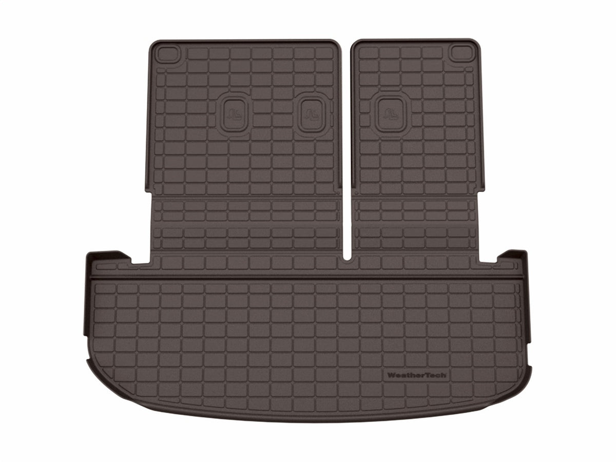 Weathertech - SeatBack Cargo Liner HP - Cocoa Behind 3rd Row Seating 20-25 Hyundai Palisade - 431730IM