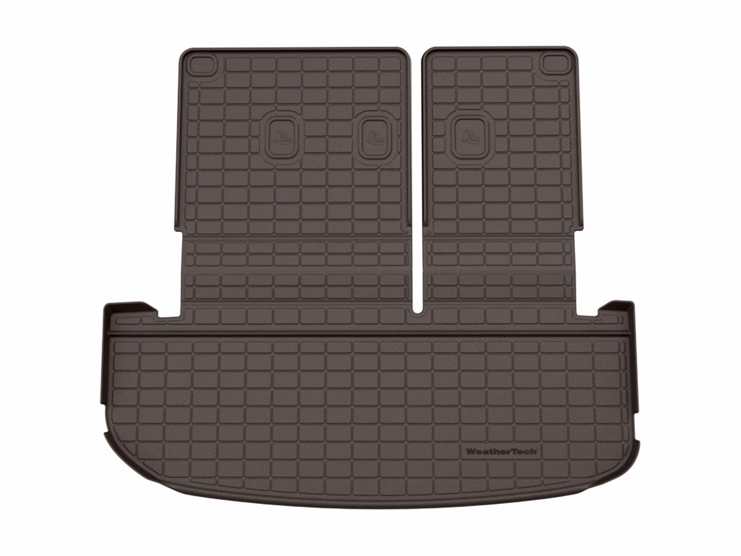 Weathertech - SeatBack Cargo Liner HP - Cocoa Behind 3rd Row Seating 20-25 Hyundai Palisade - 431730IM