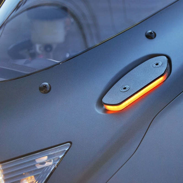 New Rage Cycles 05-17 Suzuki GSXR600-1000 Mirror Block Off Turn Signals w/Load EQ - GSXR-MBO-L - front view