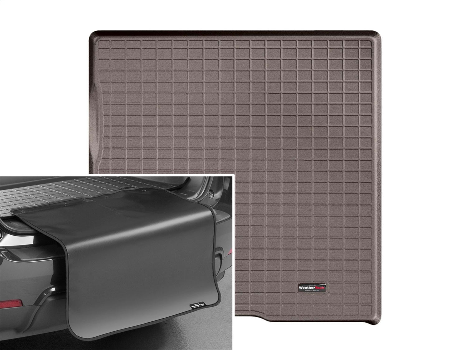Weathertech - Cargo Liner w/Bumper Protector - Cocoa Behind 2nd Row Seating 03-17 Ford Expedition / 03-17 Lincoln Naviga