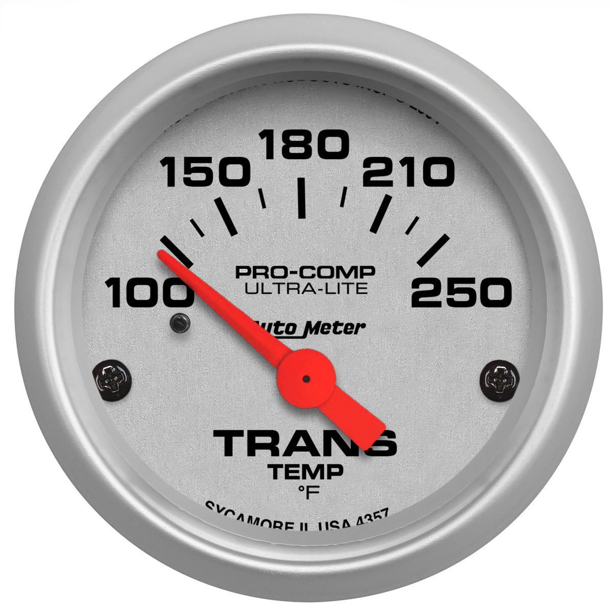 Autometer Ultra-Lite 52mm  100-250 Degree F Mechanical Transmission Temperature Gauge - 4357